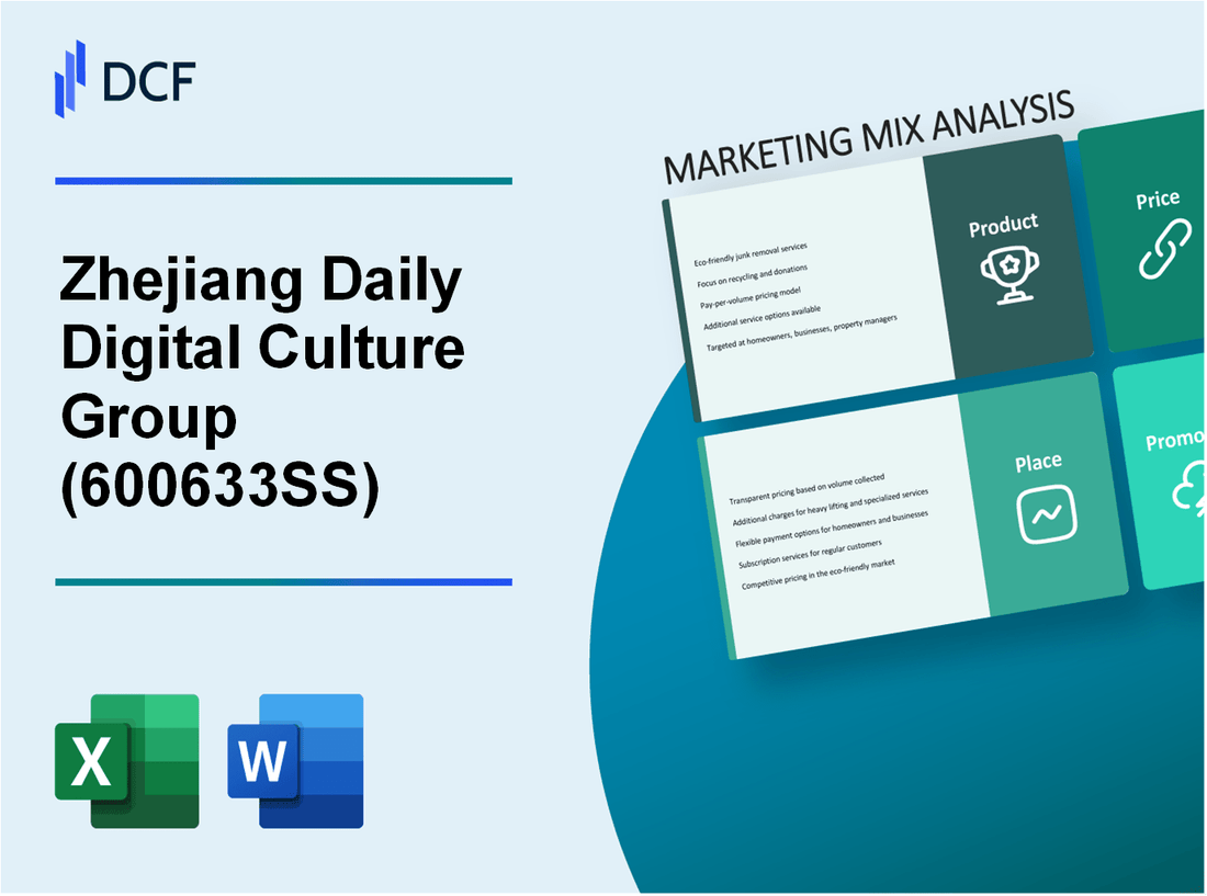 Zhejiang Daily Digital Culture Group Co.,Ltd. (600633.SS): Marketing Mix Analysis