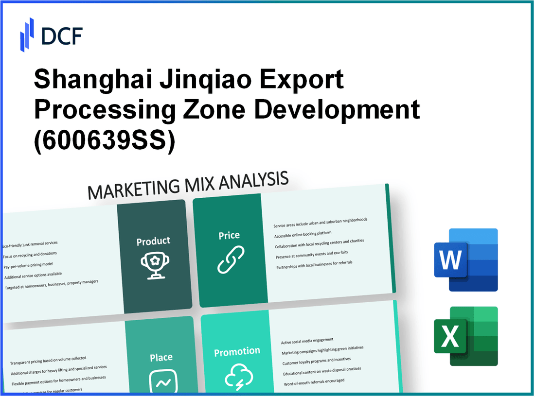 Shanghai Jinqiao Export Processing Zone Development Co.,Ltd (600639.SS): Marketing Mix Analysis