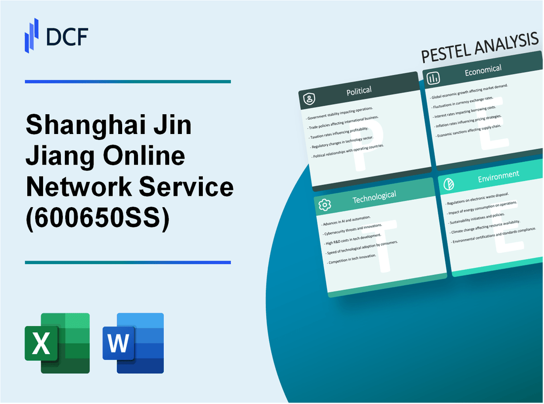 Shanghai Jin Jiang Online Network Service Co., Ltd. (600650.SS): PESTEL Analysis