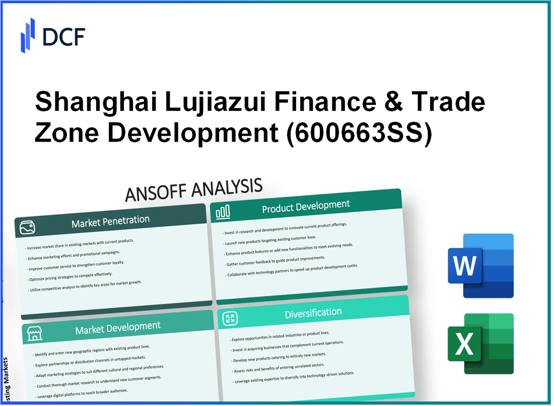 Shanghai Lujiazui Finance & Trade Zone Development Co., Ltd. (600663.SS): Ansoff Matrix