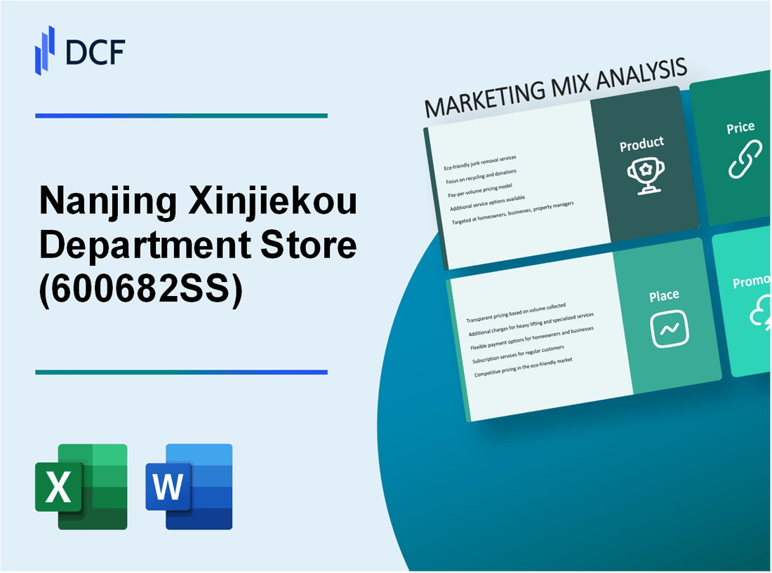 Nanjing Xinjiekou Department Store Co., Ltd. (600682.SS): Marketing Mix Analysis