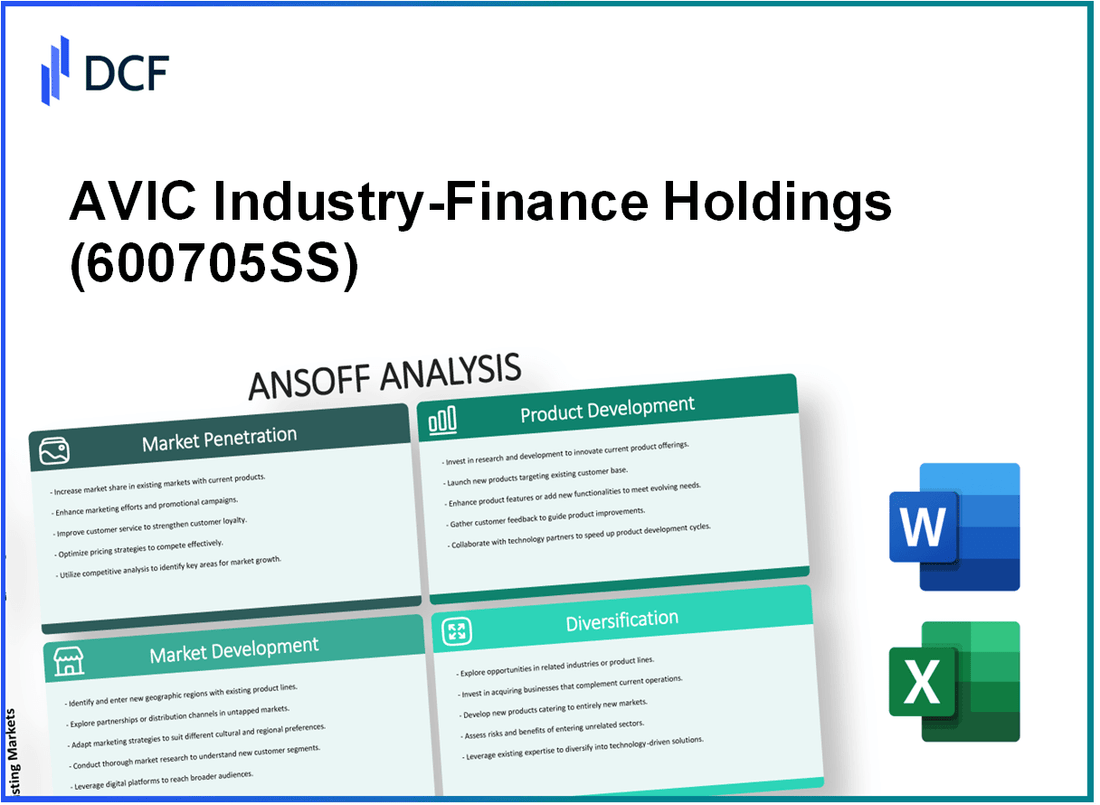 AVIC Industry-Finance Holdings Co., Ltd. (600705.SS): Ansoff Matrix