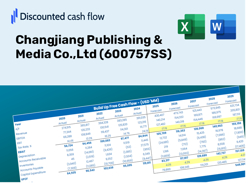 Changjiang Publishing & Media Co.,Ltd (600757SS) DCF Valuation