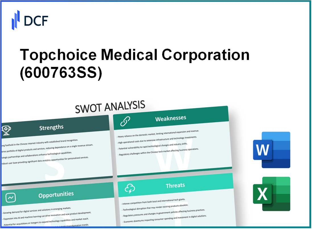 Topchoice Medical Corporation (600763.SS): SWOT Analysis