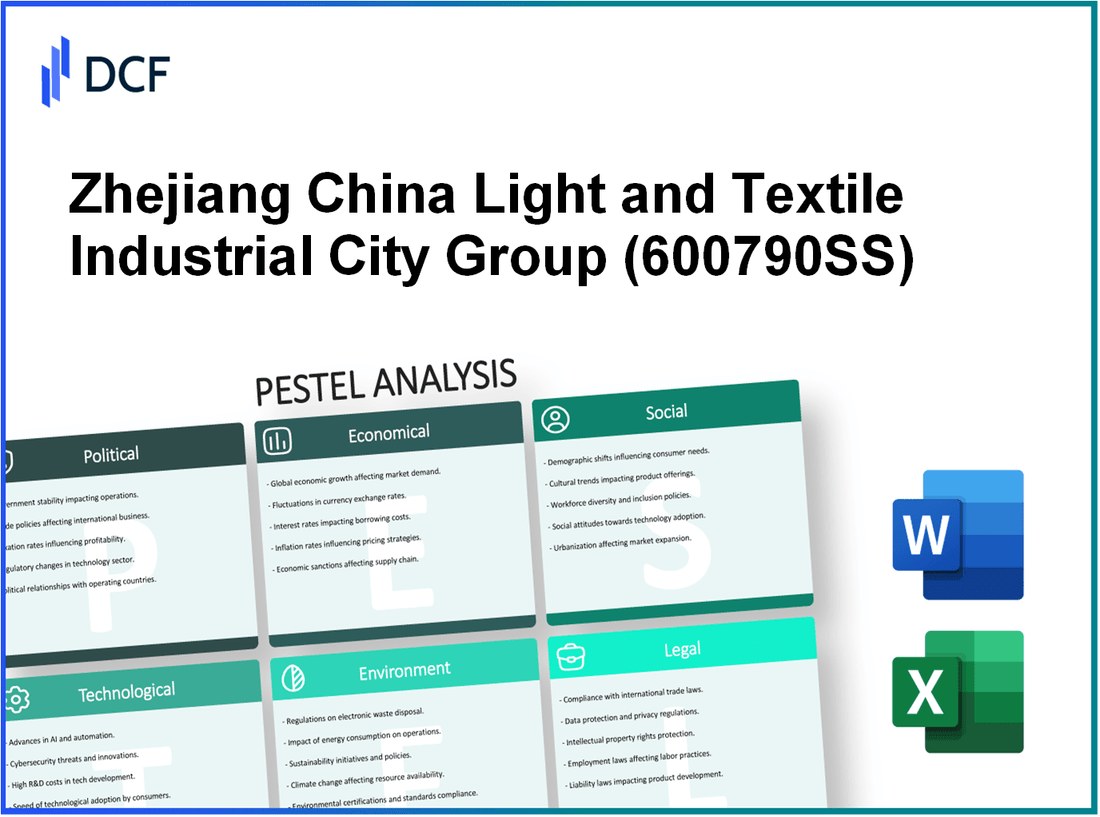 Zhejiang China Light&Textile Industrial City Group Co.,Ltd (600790.SS): PESTEL Analysis