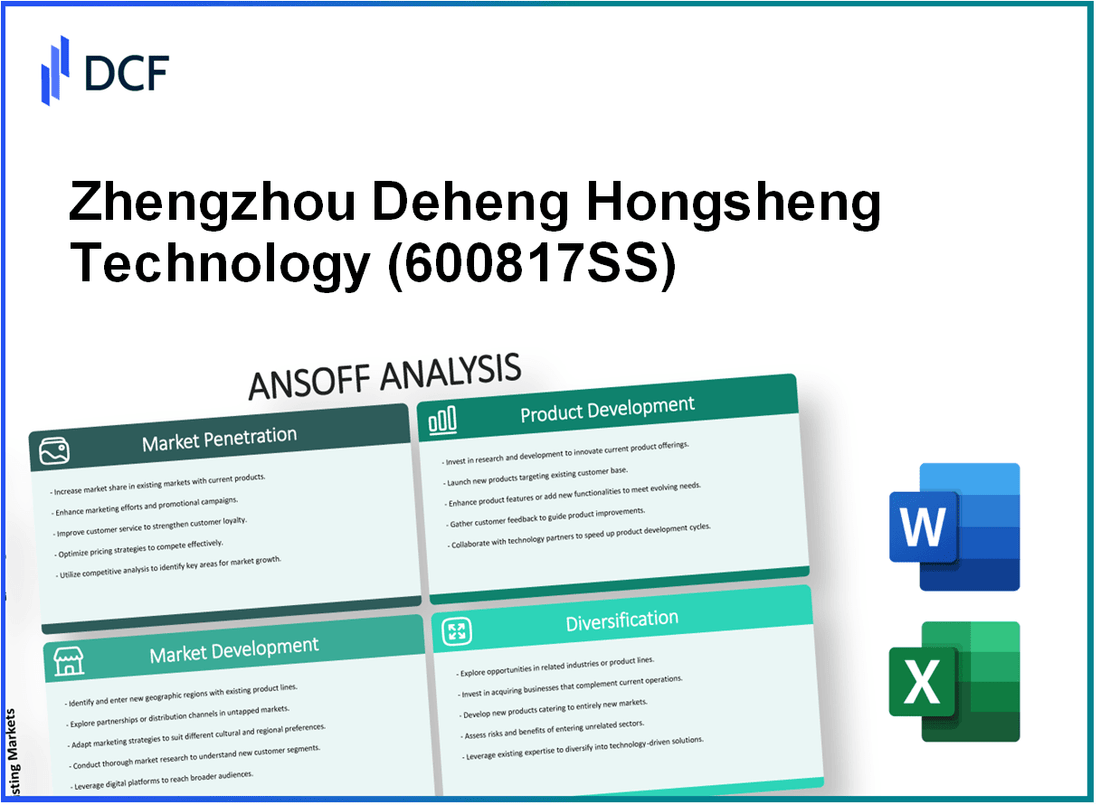 Zhengzhou Deheng Hongsheng Technology Co., Ltd. (600817.SS): Ansoff Matrix