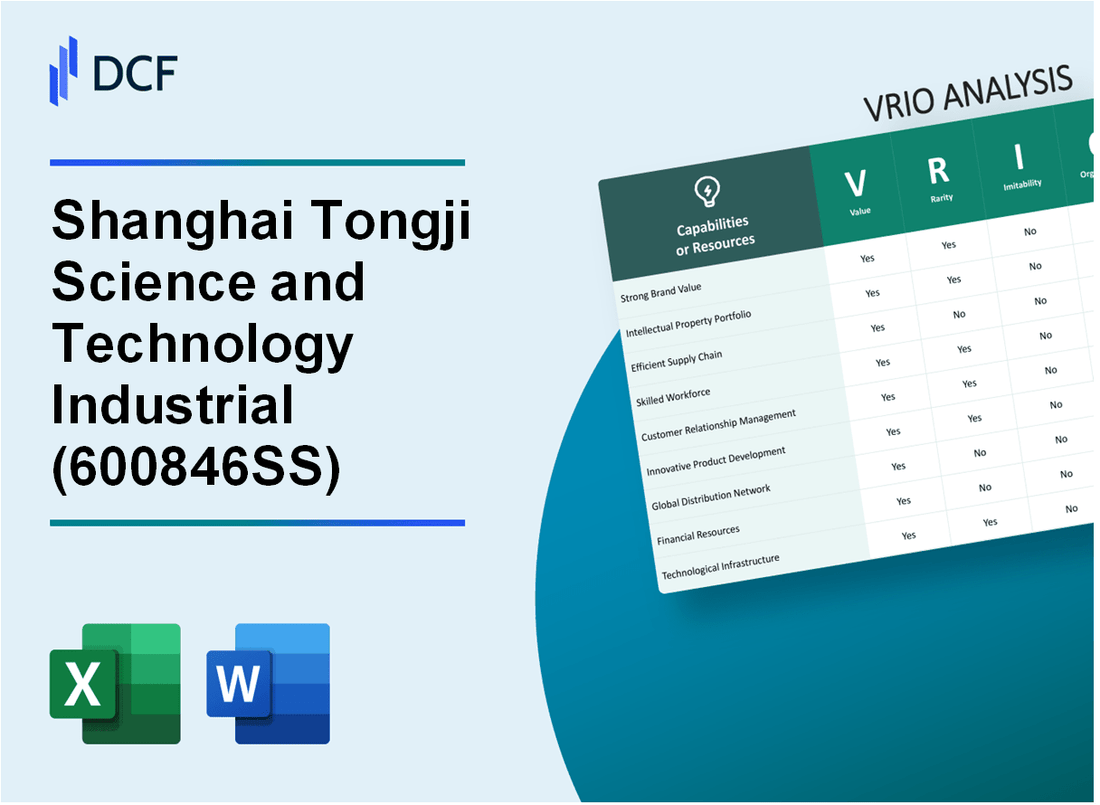 Shanghai Tongji Science&Technology Industrial Co.,Ltd (600846.SS): VRIO Analysis