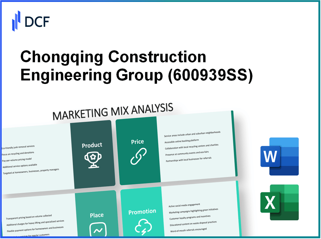 Chongqing Construction Engineering Group Corporation Limited (600939.SS): Marketing Mix Analysis