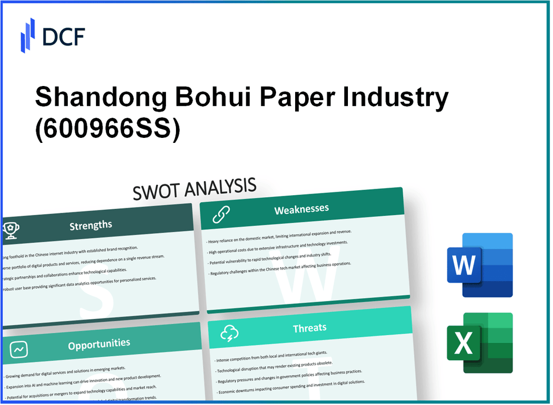 Shandong Bohui Paper Industry Co., Ltd. (600966.SS): SWOT Analysis