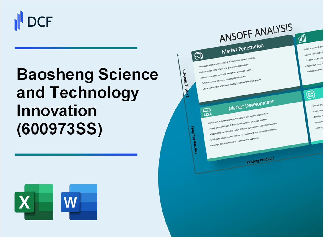 Baosheng Science and Technology Innovation Co.,Ltd. (600973.SS): Ansoff Matrix