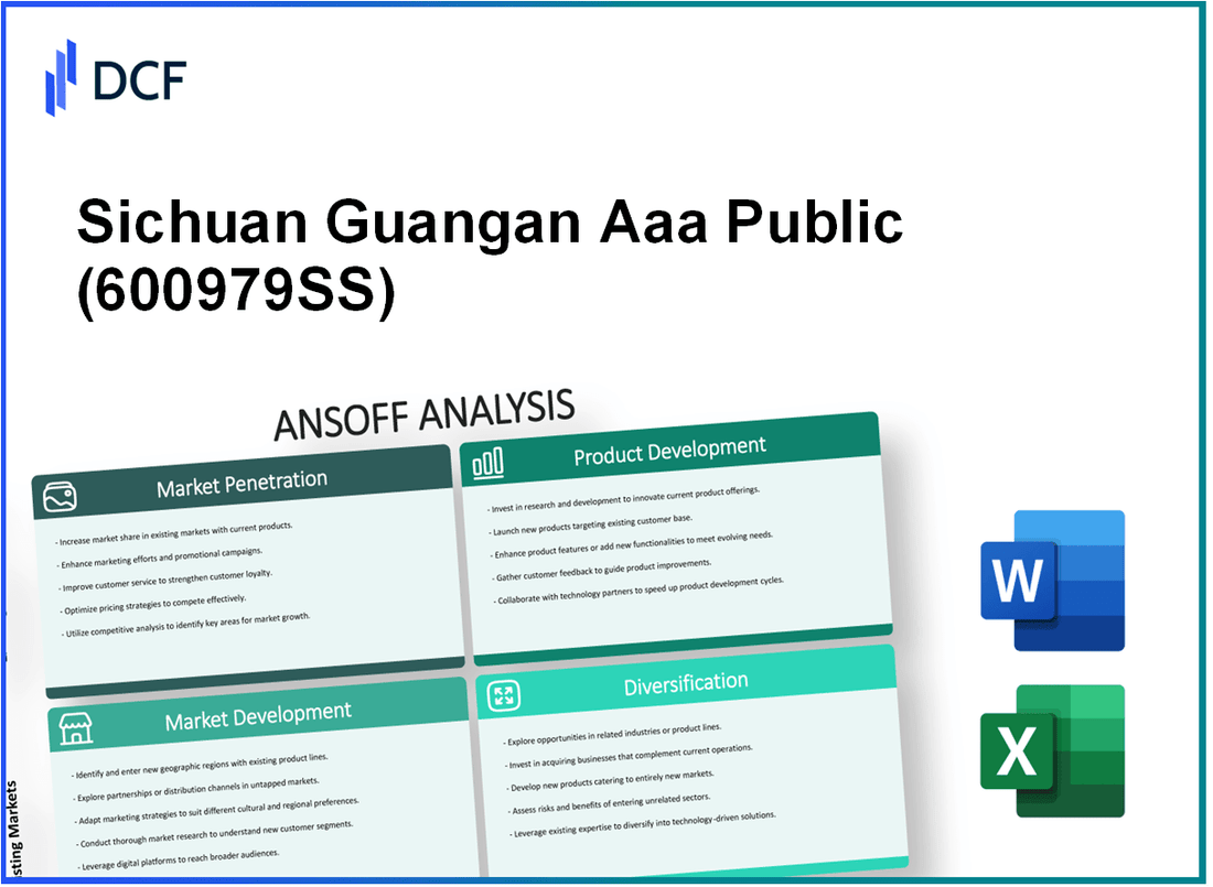 Sichuan Guangan Aaapublic Co.,Ltd (600979.SS): Ansoff Matrix