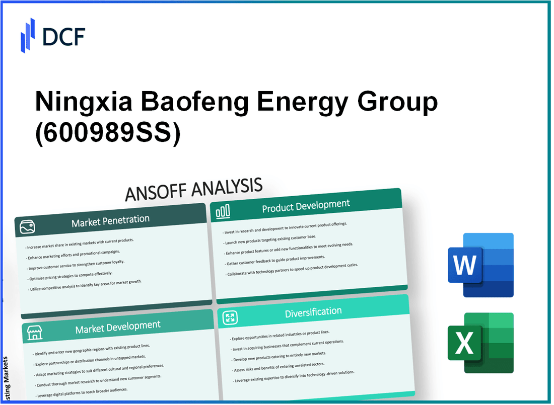 Ningxia Baofeng Energy Group Co., Ltd. (600989.SS): Ansoff Matrix