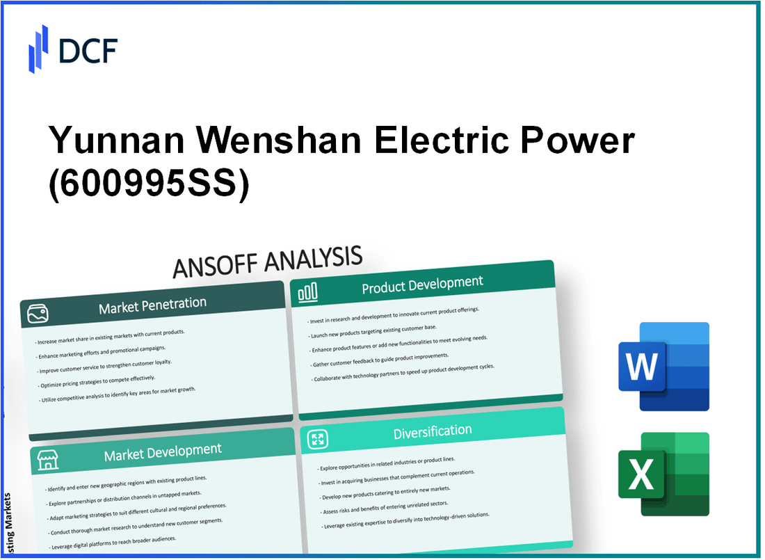 Yunnan Wenshan Electric Power Co.,Ltd. (600995.SS): Ansoff Matrix