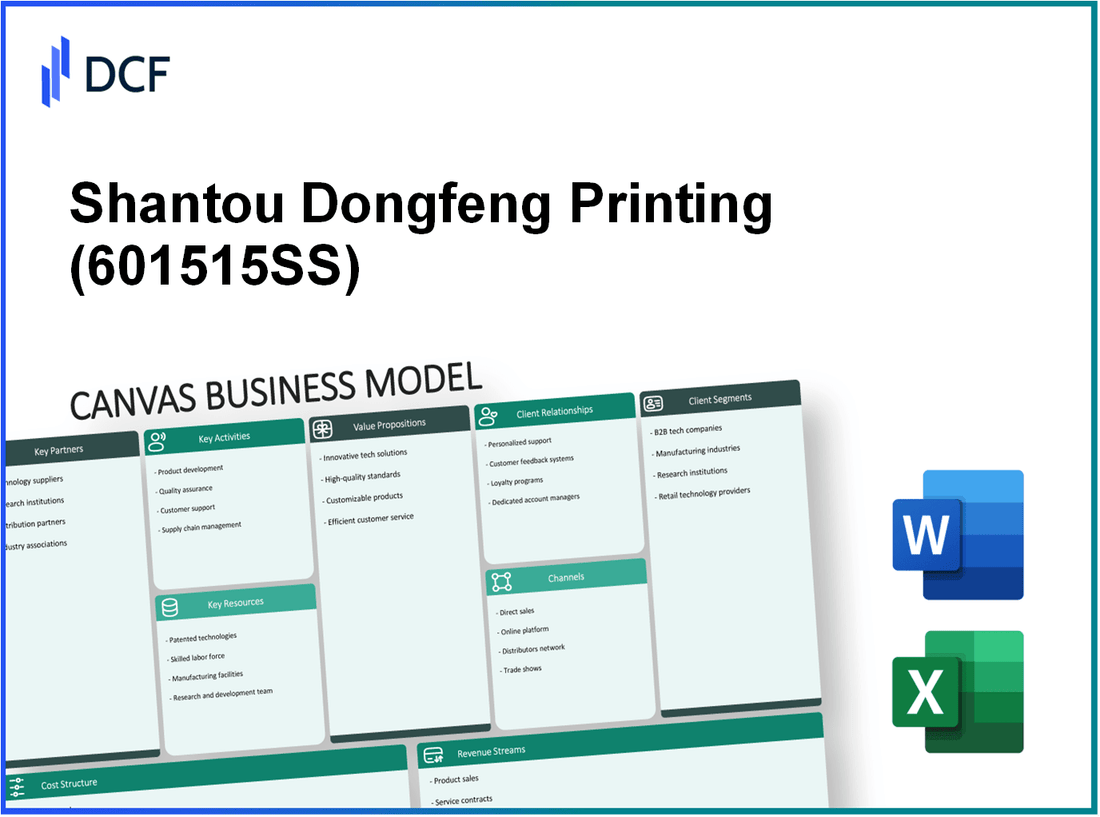 Shantou Dongfeng Printing Co., Ltd. (601515.SS): Canvas Business Model