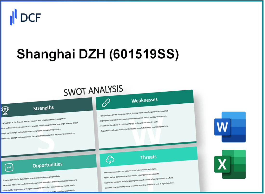 Shanghai DZH Limited (601519.SS): SWOT Analysis
