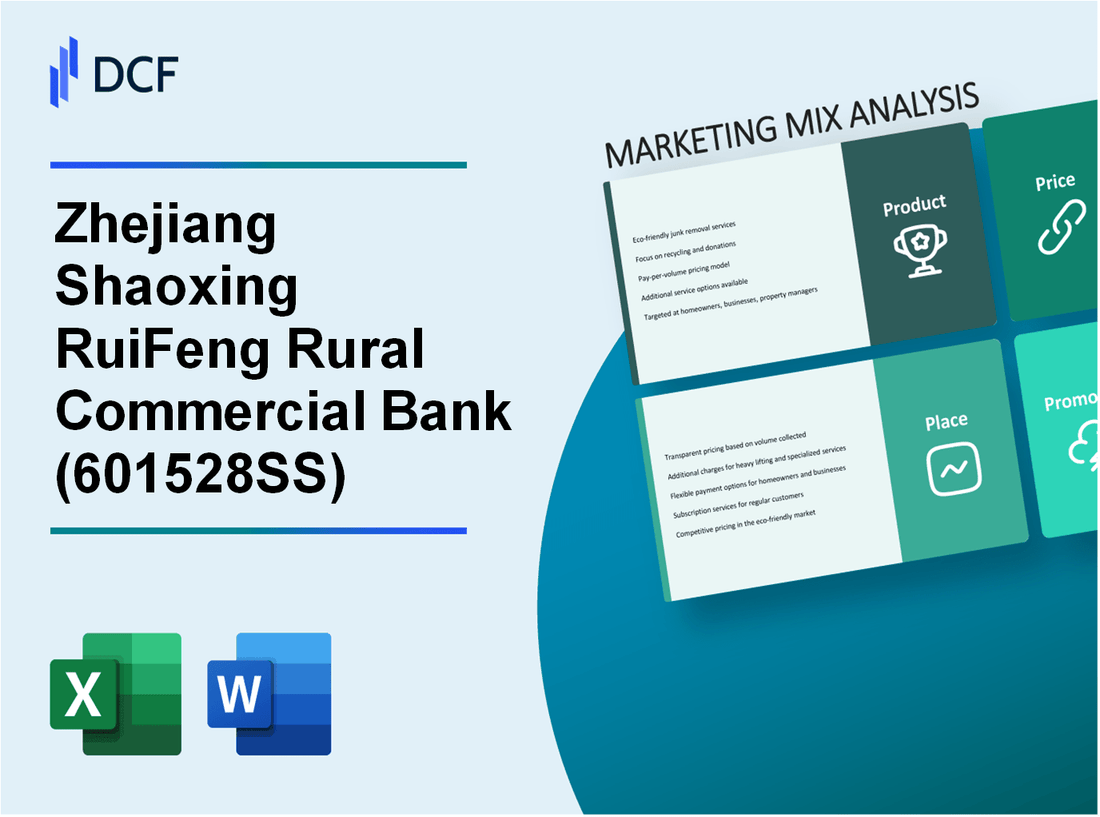 Zhejiang Shaoxing RuiFeng Rural Commercial Bank Co.,Ltd (601528.SS): Marketing Mix Analysis