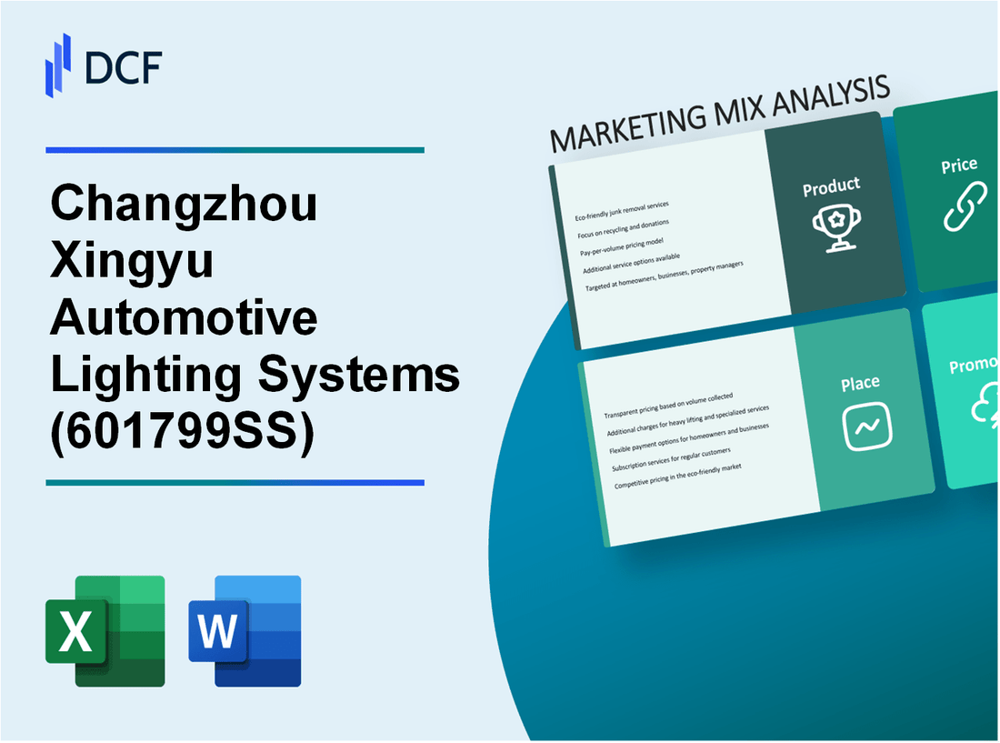 Changzhou Xingyu Automotive Lighting Systems Co.,Ltd. (601799.SS): Marketing Mix Analysis