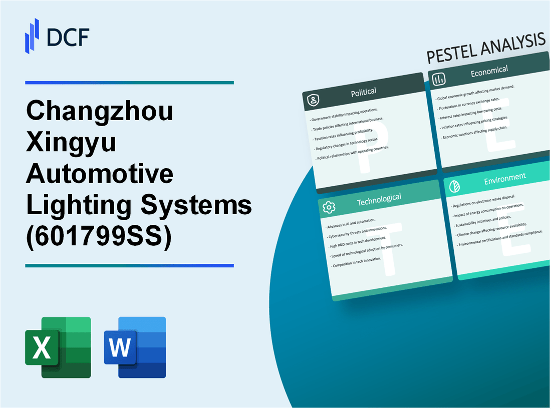 Changzhou Xingyu Automotive Lighting Systems Co.,Ltd. (601799.SS): PESTEL Analysis