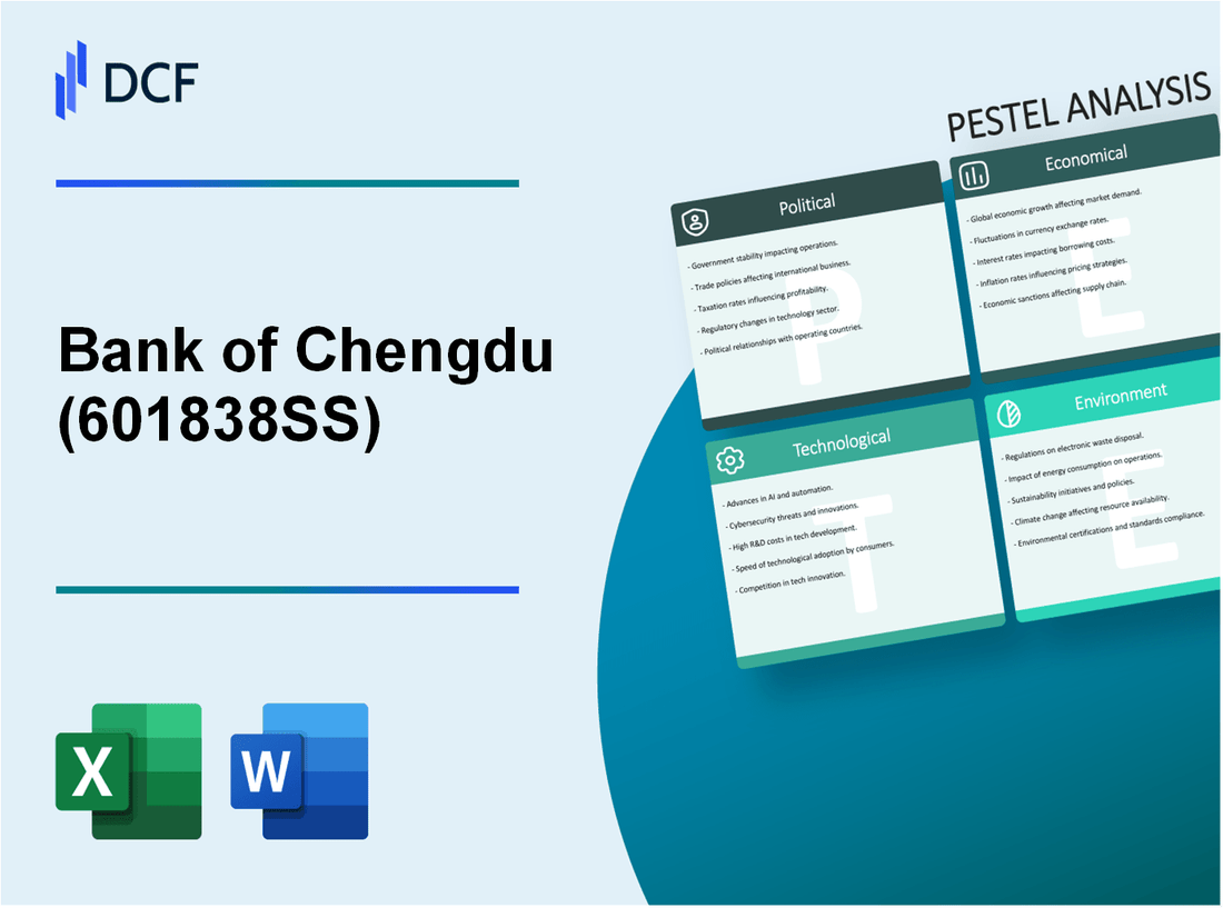 Bank of Chengdu Co., Ltd. (601838.SS): PESTEL Analysis