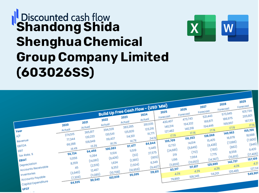 Shandong Shida Shenghua Chemical Group Company Limited (603026SS) DCF Valuation