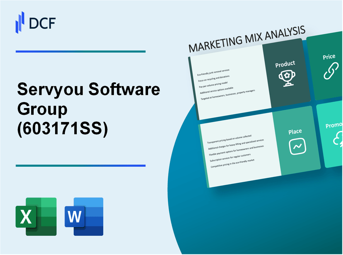 Servyou Software Group Co., Ltd. (603171.SS): Marketing Mix Analysis