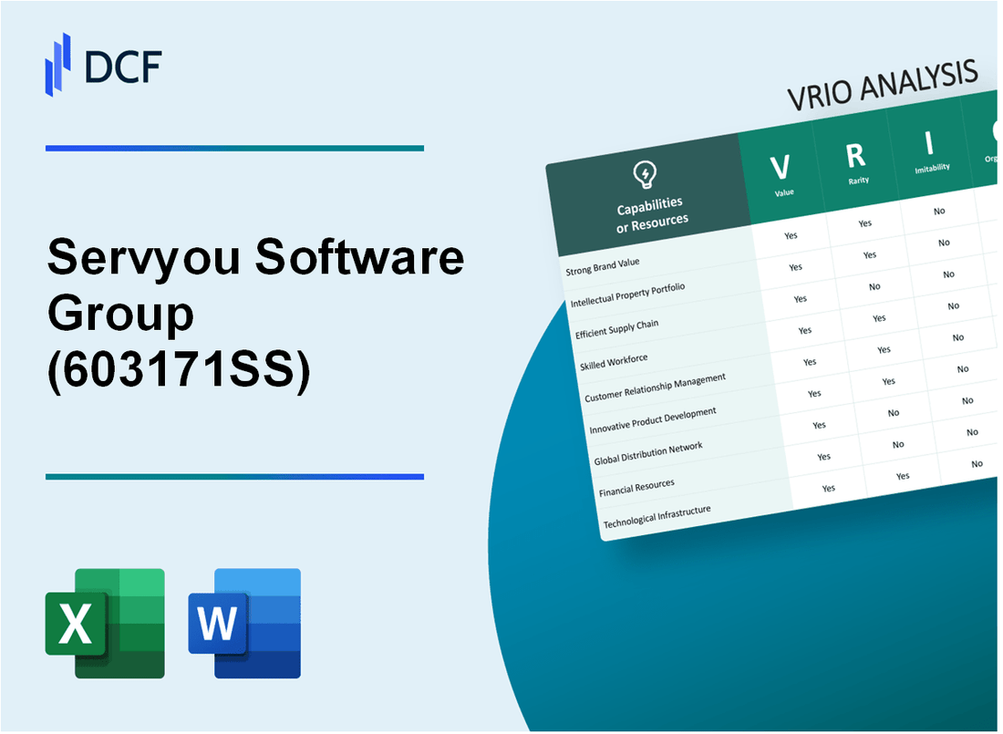 Servyou Software Group Co., Ltd. (603171.SS): VRIO Analysis