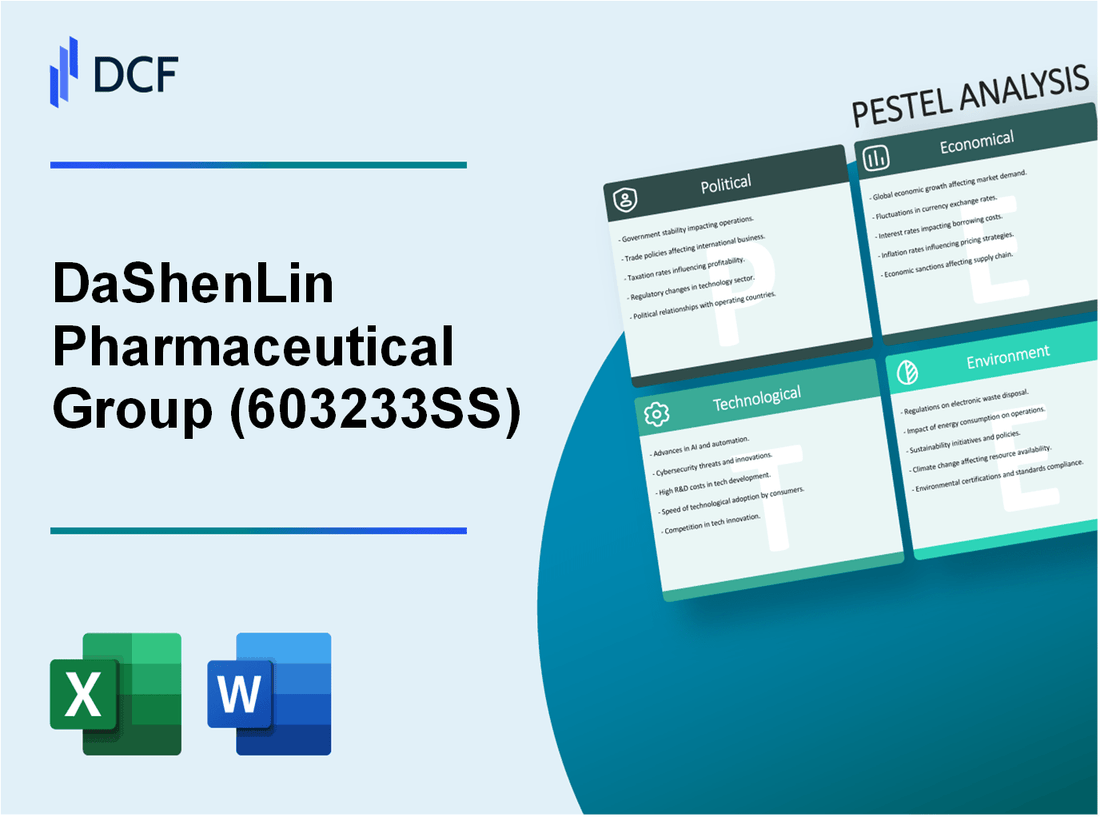 DaShenLin Pharmaceutical Group Co., Ltd. (603233.SS): PESTEL Analysis