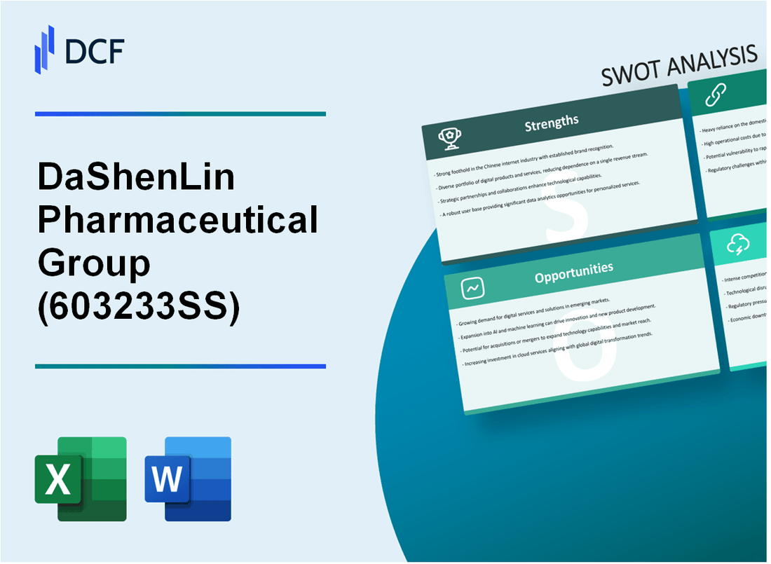 DaShenLin Pharmaceutical Group Co., Ltd. (603233.SS): SWOT Analysis