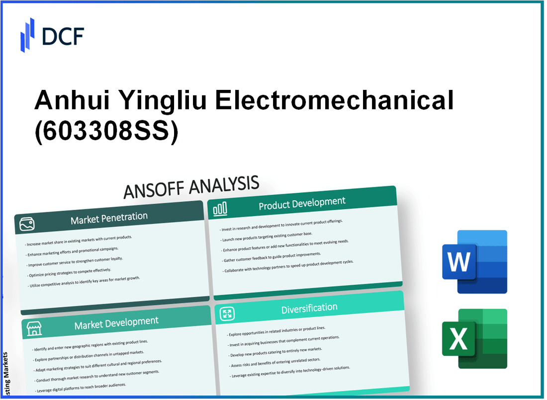 Anhui Yingliu Electromechanical Co., Ltd. (603308.SS): Ansoff Matrix