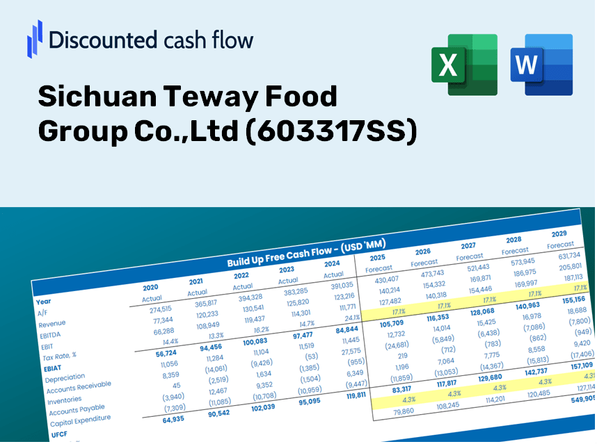 Sichuan Teway Food Group Co.,Ltd (603317SS) DCF Valuation