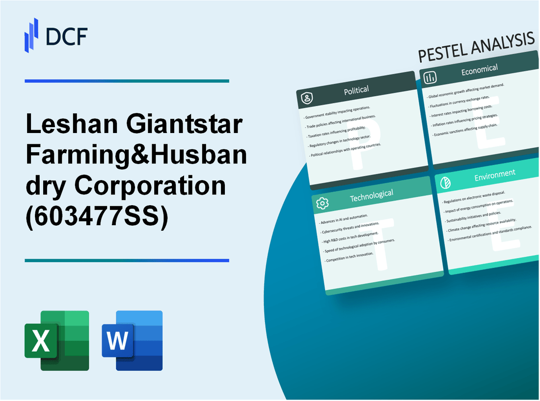 Leshan Giantstar Farming&Husbandry Corporation Limited (603477.SS): PESTEL Analysis