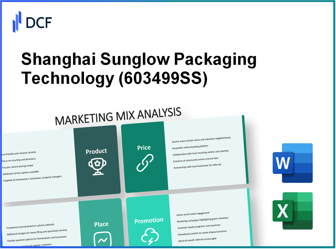 Shanghai Sunglow Packaging Technology Co.,Ltd (603499.SS): Marketing Mix Analysis