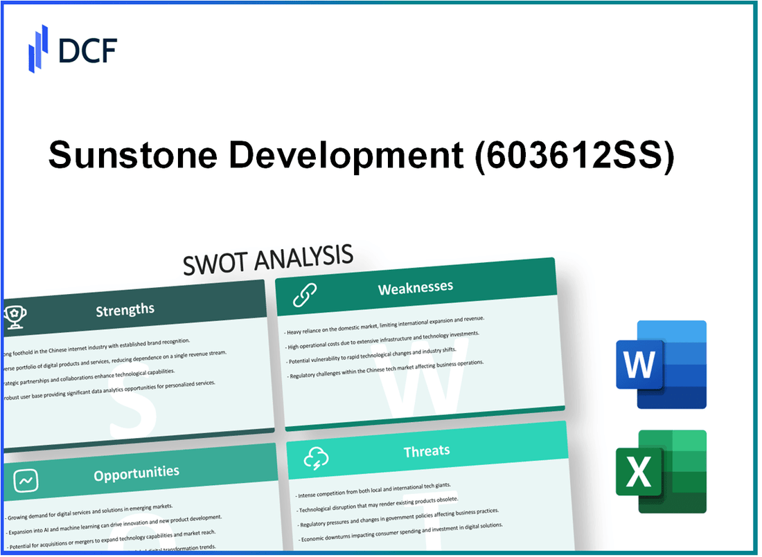 Sunstone Development Co., Ltd. (603612.SS): SWOT Analysis