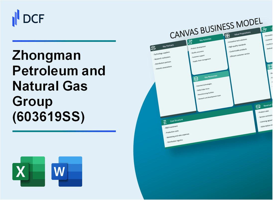 Zhongman Petroleum and Natural Gas Group Corp., Ltd. (603619.SS): Canvas Business Model