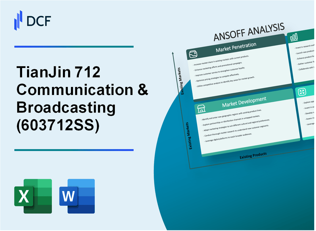 TianJin 712 Communication & Broadcasting Co., Ltd. (603712.SS): Ansoff Matrix