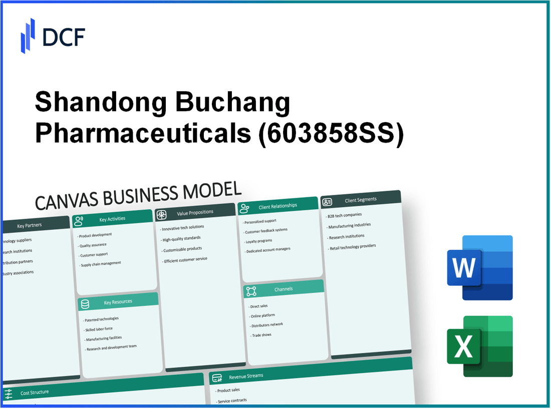 Shandong Buchang Pharmaceuticals Co., Ltd. (603858.SS): Canvas Business Model