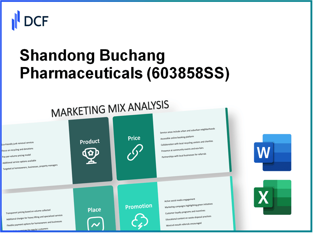 Shandong Buchang Pharmaceuticals Co., Ltd. (603858.SS): Marketing Mix Analysis