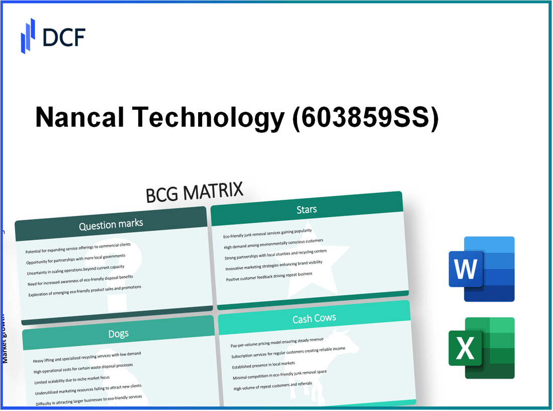 Nancal Technology Co.,Ltd (603859.SS): BCG Matrix