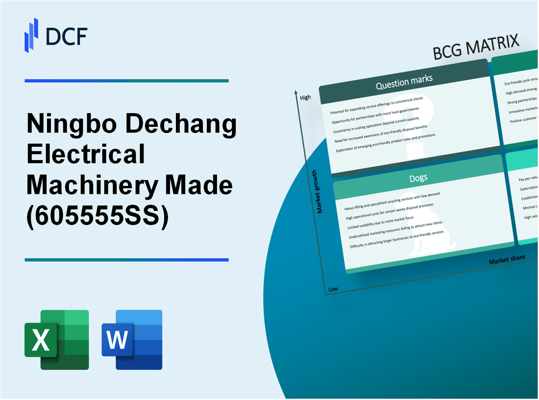 Ningbo Dechang Electrical Machinery Made Co., Ltd. (605555.SS): BCG Matrix