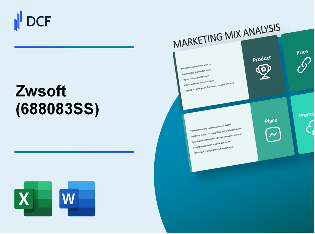 Zwsoft Co.,Ltd. (688083.SS): Marketing Mix Analysis