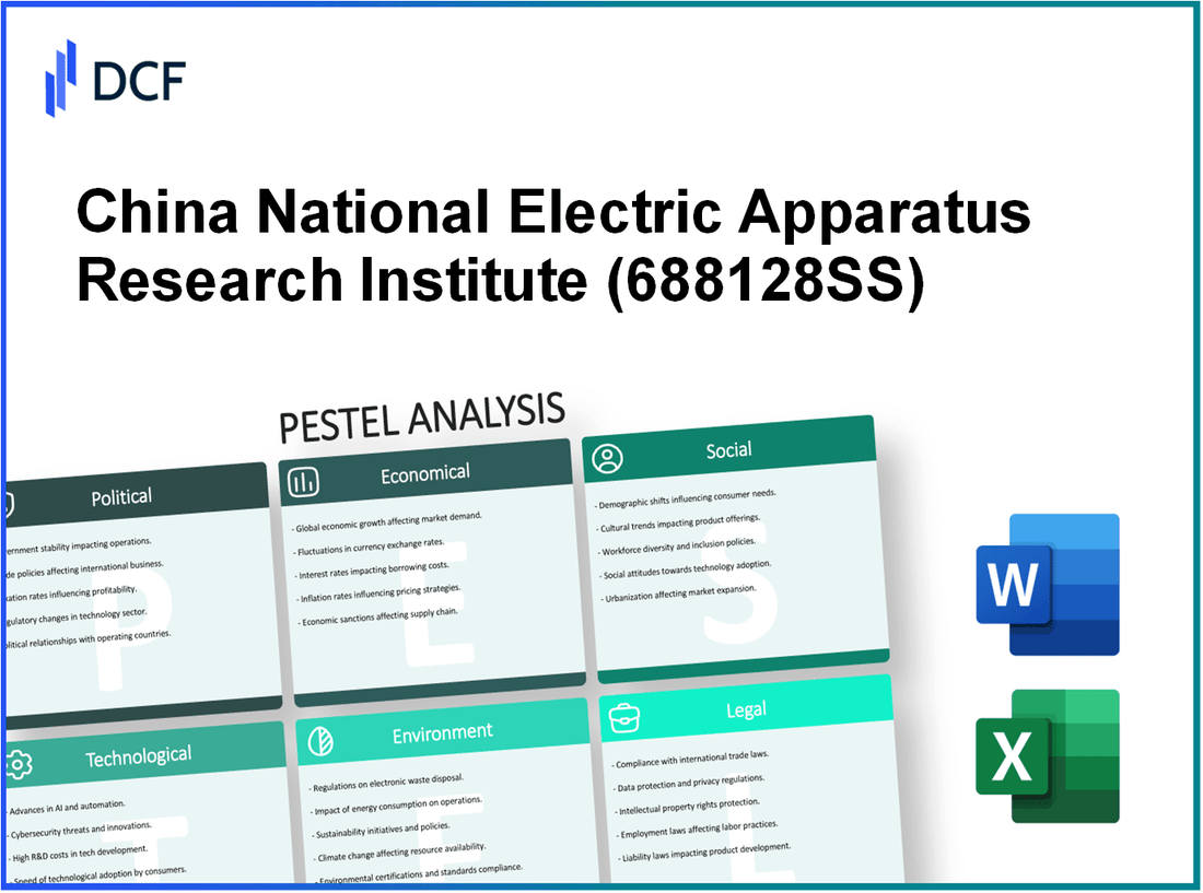 China National Electric Apparatus Research Institute Co., Ltd. (688128.SS): PESTEL Analysis