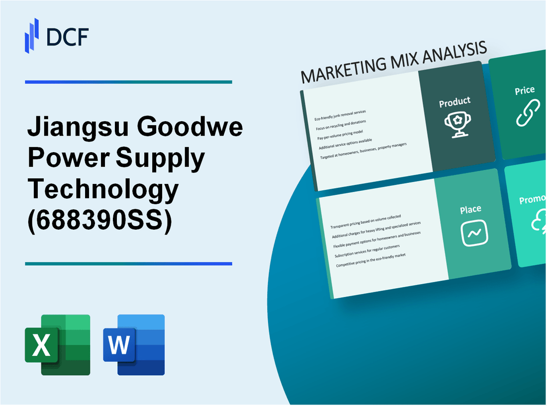 Jiangsu Goodwe Power Supply Technology Co., Ltd (688390.SS): Marketing Mix Analysis