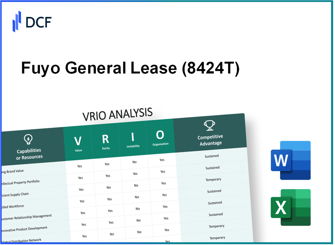 Fuyo General Lease Co., Ltd. (8424.T): VRIO Analysis