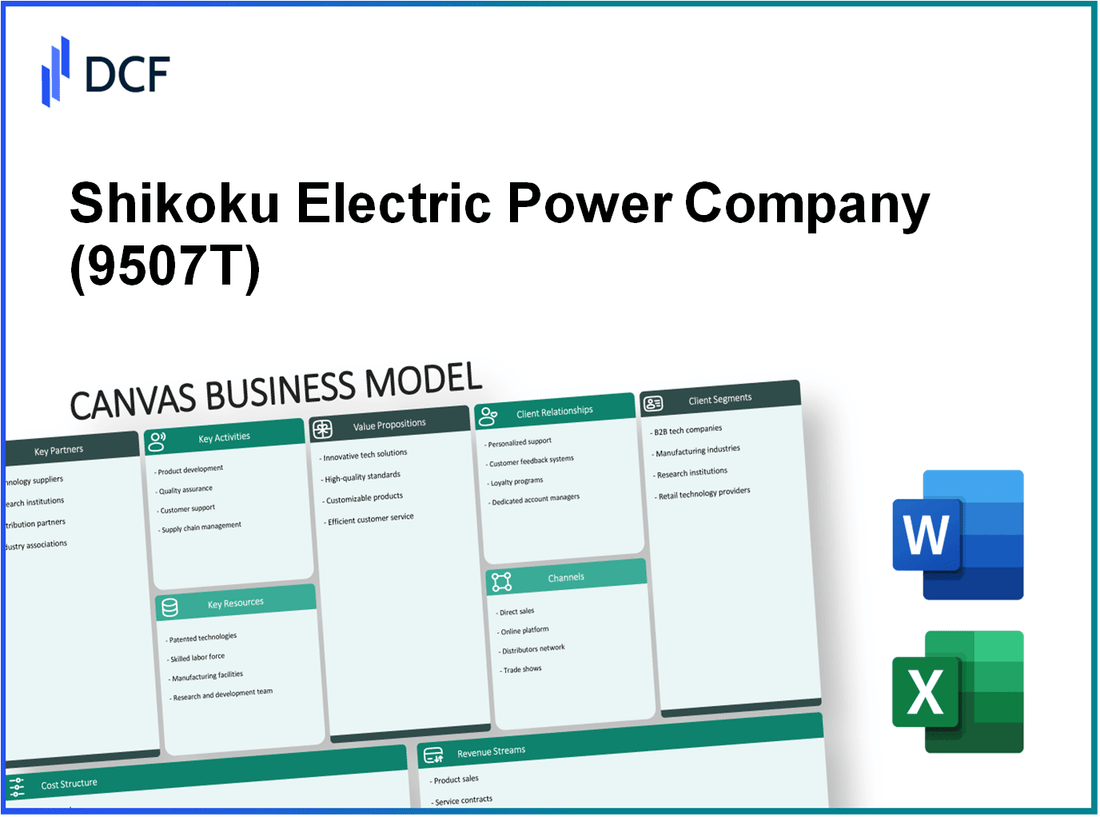 Shikoku Electric Power Company, Incorporated (9507.T): Canvas Business Model