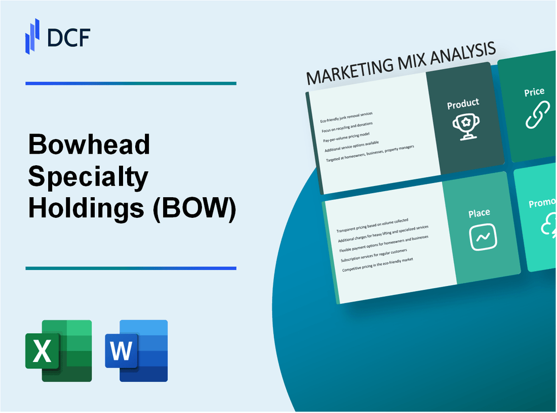 Bowhead Specialty Holdings Inc. (BOW): Marketing Mix Analysis