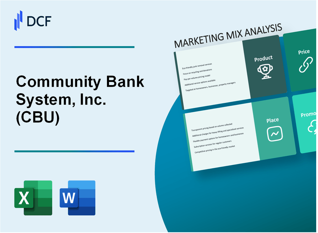 Community Bank System, Inc. (CBU) Marketing Mix