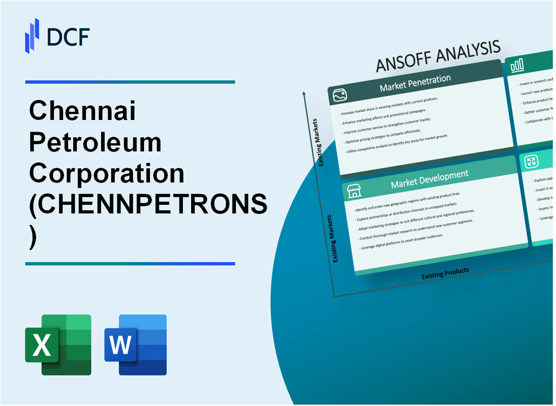 Chennai Petroleum Corporation Limited (CHENNPETRO.NS): Ansoff Matrix
