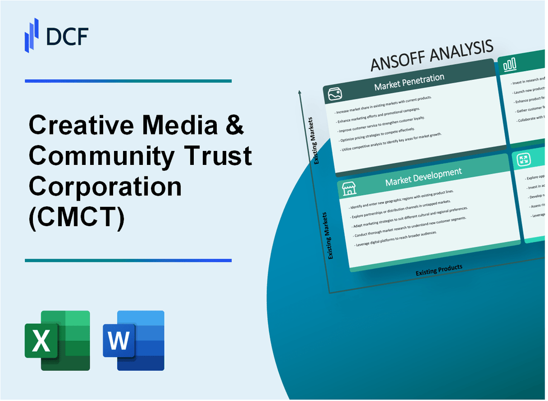 Creative Media & Community Trust Corporation (CMCT) ANSOFF Matrix