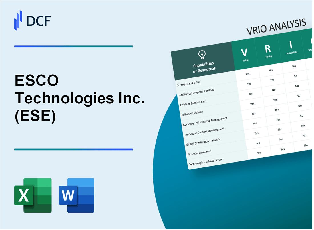 ESCO Technologies Inc. (ESE) VRIO Analysis