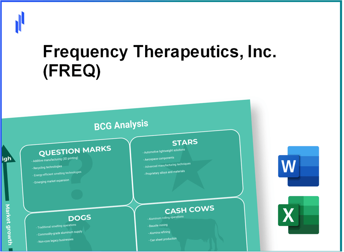 Frequency Therapeutics, Inc. (FREQ) BCG Matrix Analysis